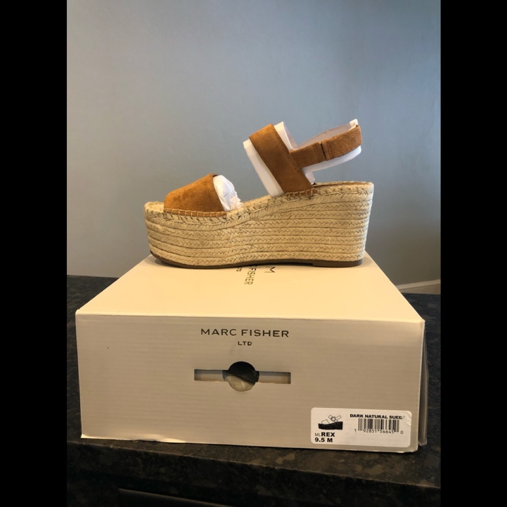 Marc Fisher Rex Espadrille Wedge Sandal